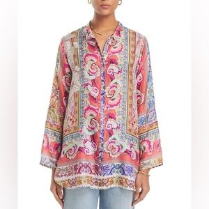 NWT Johnny Was Modey Delia Silk Tunic size M